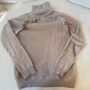 Marled 100% cashmere turtleneck sweater size S